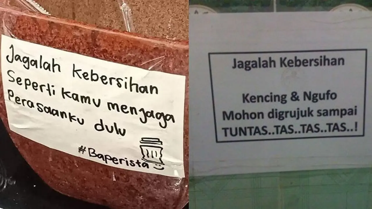 6 Tulisan Jaga Kebersihan Ini Bikin Geleng Kepala