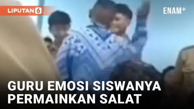 VIDEO: Main-main Saat Salat, Tiga Siswa di Cileungsi Ditampar Guru