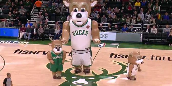 VIDEO: Momen Lucu dan Keren Para Maskot NBA Musim Ini, Dari Joget Sampai Slam Dunk