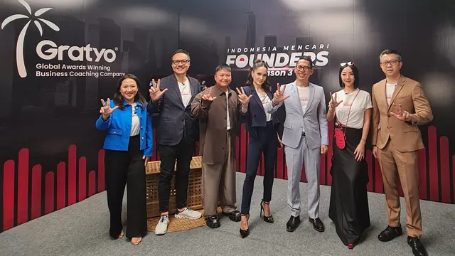 Cinta Laura bersama Indonesia Mencari Founders