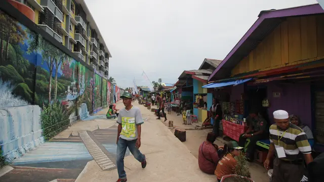 Kampung Warna-Warni Jodipan Malang Punya Saingan dari Balikpapan