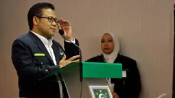 Kementerian Ini Diganti, Muhaimin Akan Lawan Jokowi. Menurut Muhaimin Iskandar isu penghapusan Kementerian Agama menyesatkan, Jakarta, (17/9/14) (Liputan6.com/Johan Tallo)