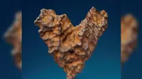 Jelang Hari Valentine, Meteorit Berbentuk Hati Dilelang di Inggris