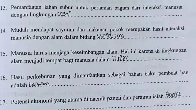 6 Jawaban Murid Pasrah Mengerjakan Soal, Jawabannya Frustasi Banget
