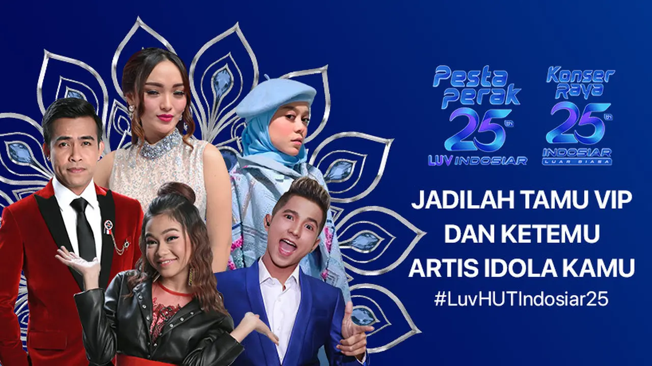 Kejutan Menanti untuk Menyambut Ulang Tahun Indosiar yang Ke-25. sumberfoto: Vidio