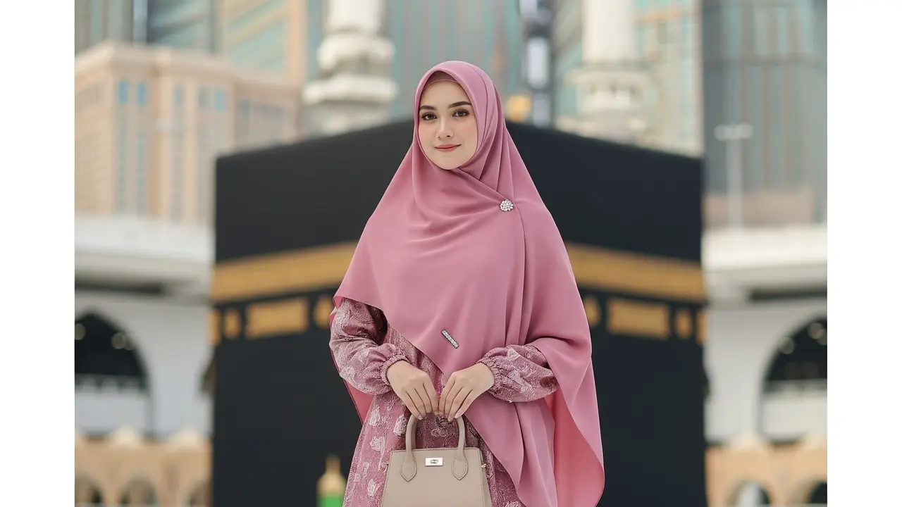 Model Gamis Batik Buat Umroh yang Anggun dan Nyaman