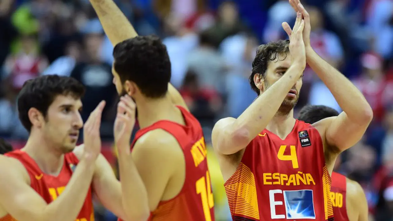 Timnas Basket Spanyol (AFP Photo/Jon Macdougall)