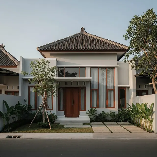 9 Model Rumah Sederhana tapi Mewah dengan Atap Limasan Modern, Perpaduan Elegan