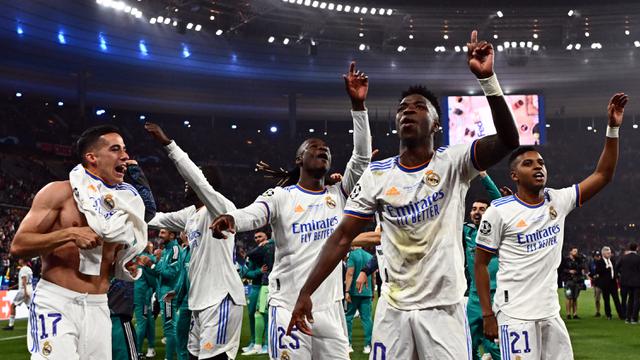 FOTO: Selebrasi Pemain Real Madrid Saat Juara Liga Champions