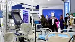Mesin ECMO generasi terbaru dari Medtronic di area ekshibisi Peralatan Medis dan Produk Kesehatan dalam Pameran Impor Internasional China (CIIE) ketiga di Shanghai, 5 November 2020. Berbagai teknologi blockbuster dan mutakhir terkait pencegahan dan pengendalian epidemi dipamerkan. (Xinhua/Liu Ying)