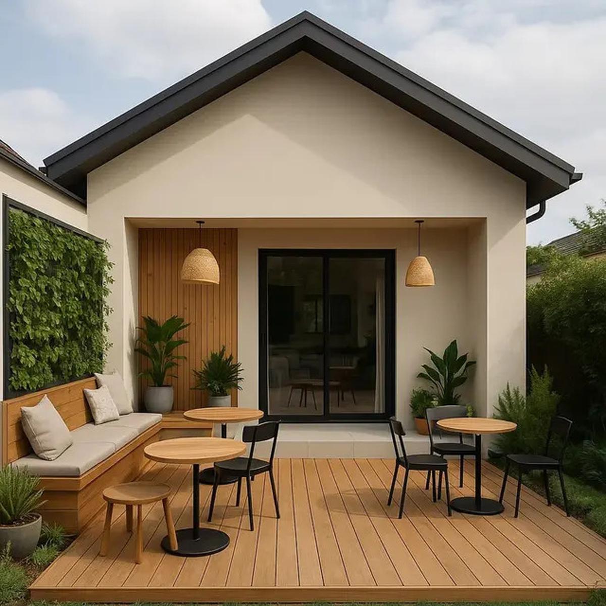5 Model Rumah Minimalis di Kampung dengan Kafe Mini untuk Nongkrong, Cozy dan Homey