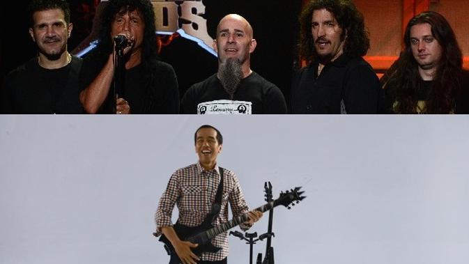 Anthrax Bangga Jokowi Jadi Presiden Metal Pertama Showbiz Liputan6 Com