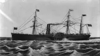 Kapal SS Arctic, yang tenggelam pada 27 September 1854 karena bertabrakan dengan kapal lainnya. (Liputan6.com/Public Domain)