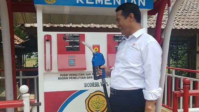 Bahan bakar B100 hasil produksi Kementerian Pertanian. Dok Kementan