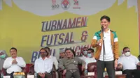 Pembukaan Turnamen Futsal dan Bulu Tangkis yang diadakan Kemenpora dalam rangka Hari Sumpah Pemuda