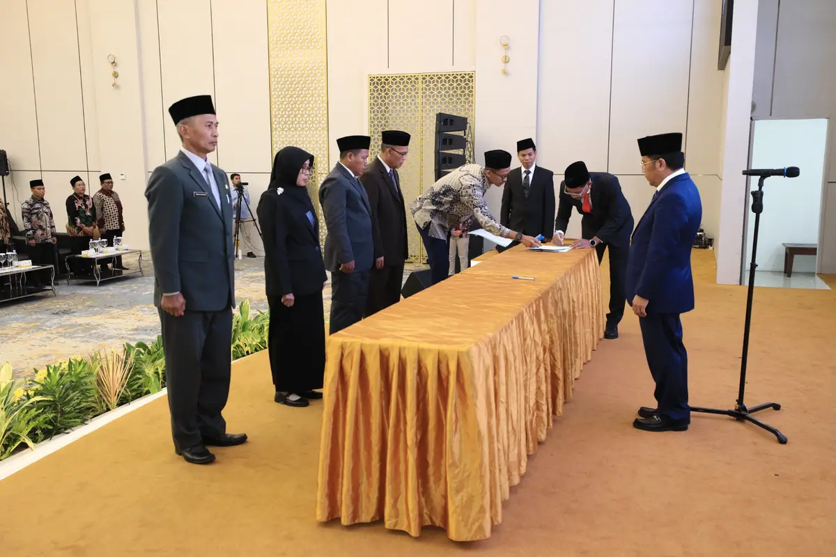 Pelantikan para Kepala KUA se-Indonesia ini digelar di Auditorium HM Rasjidi, Gedung Kementerian Agama, Jakarta Pusat. (Istimewa)