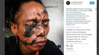 Rasa cinta kepada bangsa bisa diwujudkan dengan berbagai cara, salah satunya dengan karya seni tato. (Instagram/unyil.tattoo.gallery) 