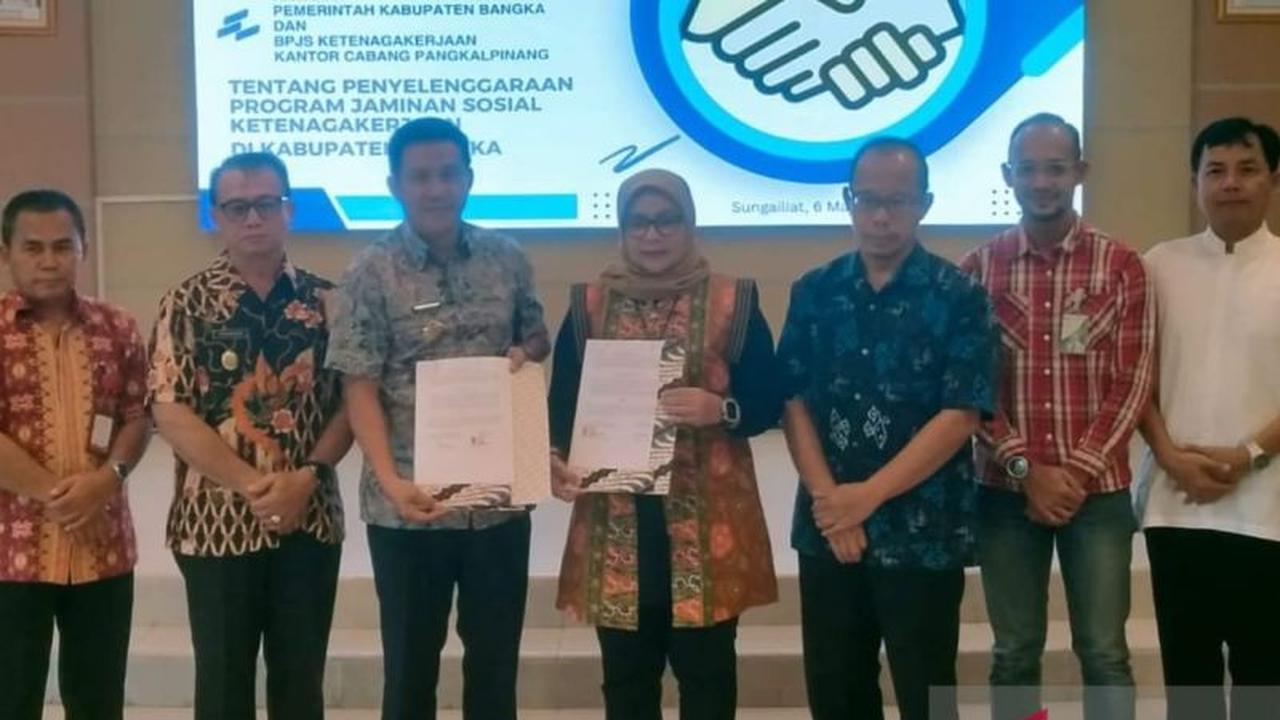 Bupati Bangka Tegaskan Pentingnya Perlindungan Ketenagakerjaan bagi Rasa Aman Pekerja