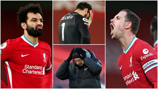 FOTO: Reaksi Penggawa Liverpool Usai Dihancurkan Manchester City di Liga Inggris