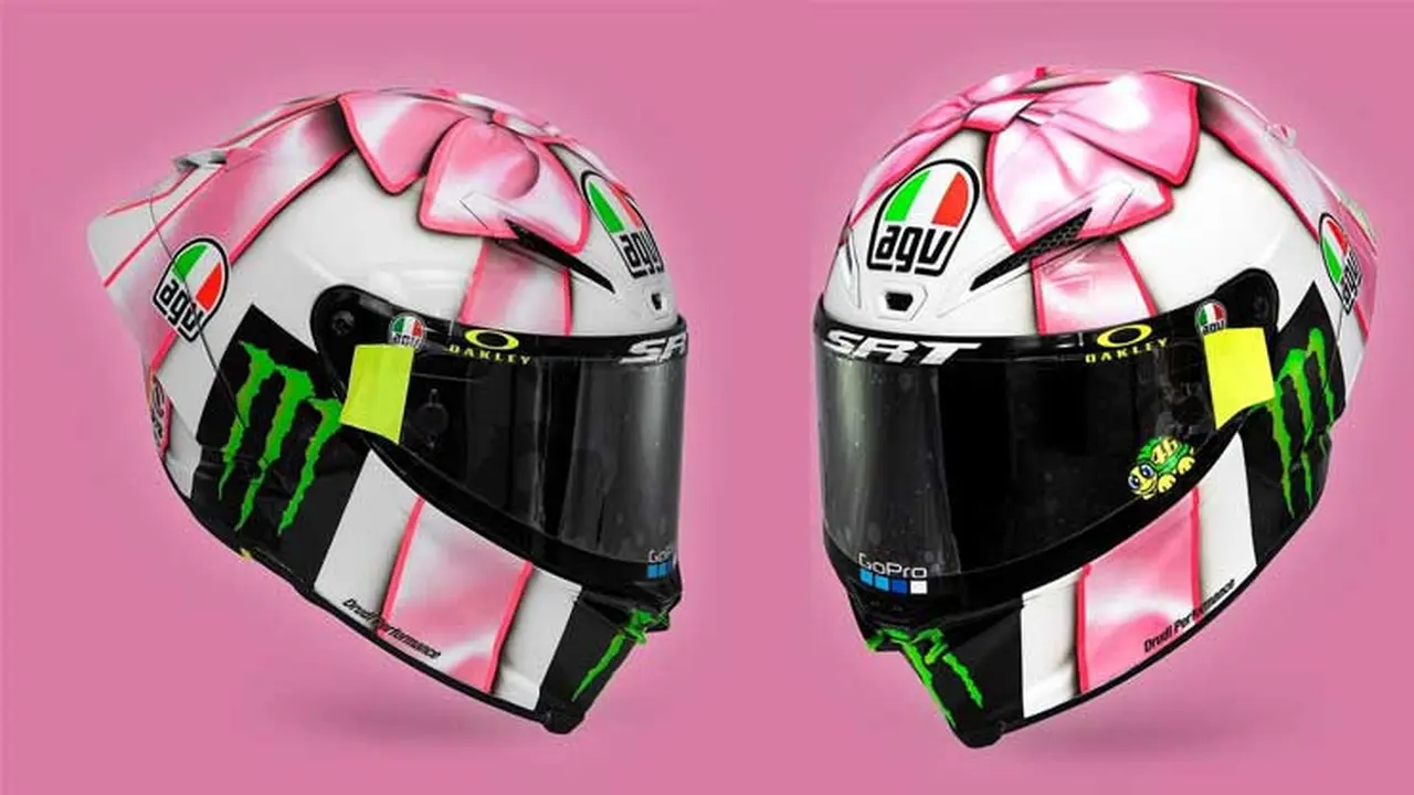 Valentino Rossi bakal pakai helm berdesain khusus untuk balap di Misano, Italia