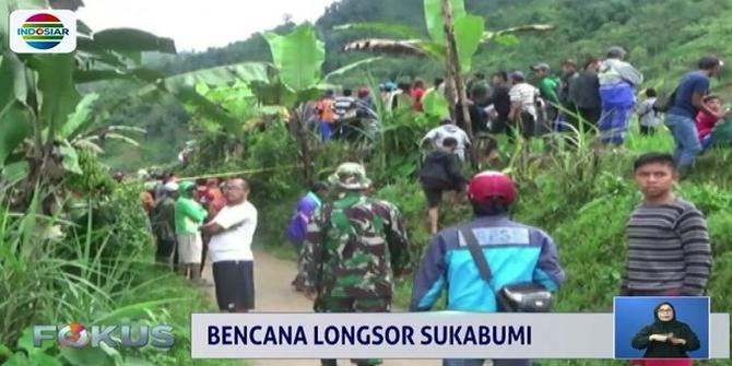 Tim SAR Gabungan Masih Mencari Puluhan Korban Longsor Sukabumi