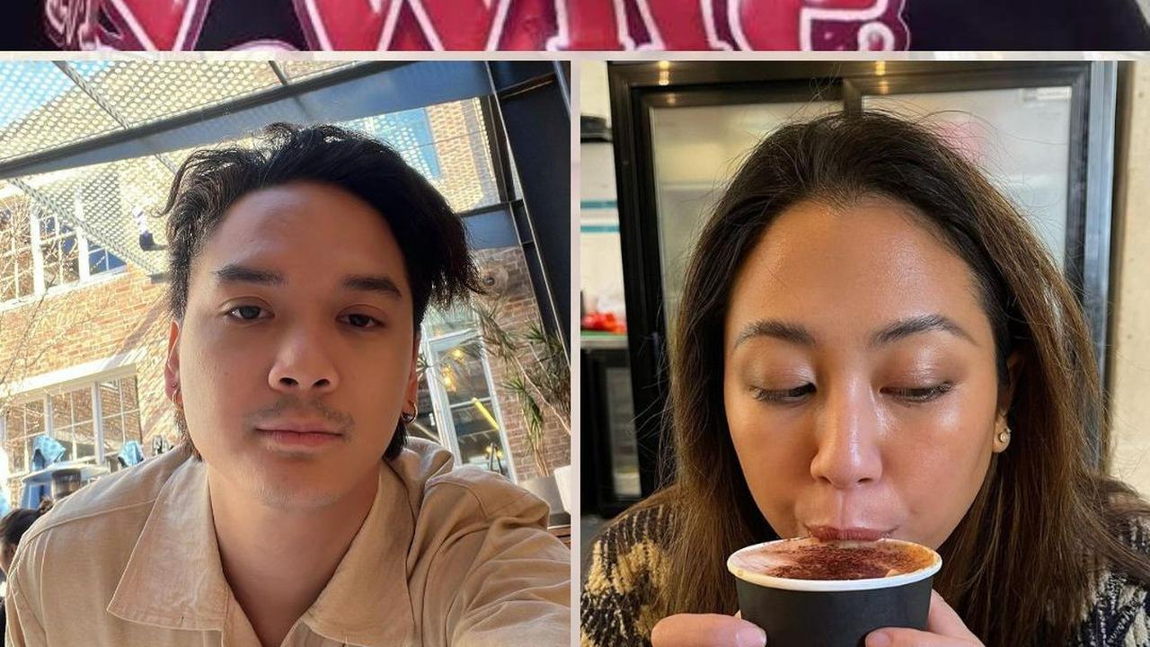 6 Potret Liburan Sherina dan Baskara di Australia, Suami Bucin Pakai Kaos Wajah Sherina