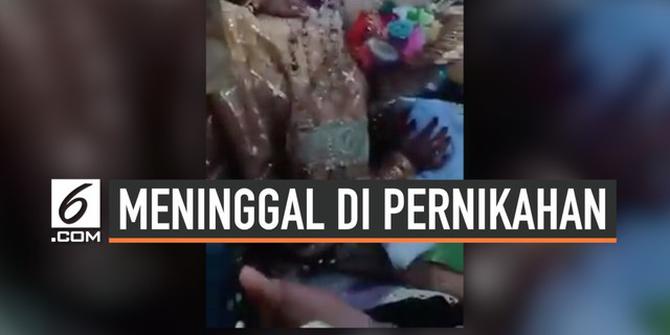 VIDEO: Viral, Ayah Meninggal di Hari Pernikahan Anaknya