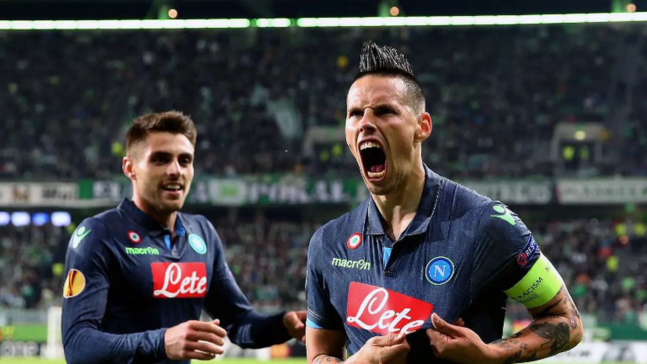 Wolfsburg vs Napoli (AFP)