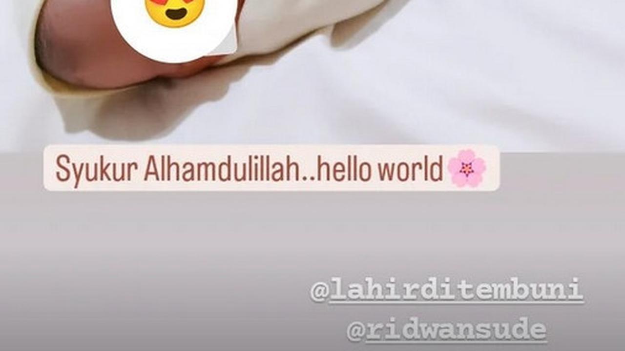 Potret Anak Pertama Kiki Amalia