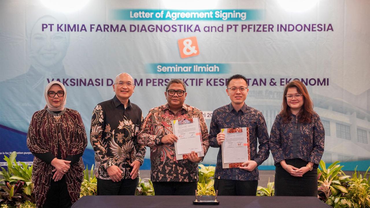 Kimia Farma Diagnostika-Pfizer Indonesia Kolaborasi, Perkuat Program Vaksinasi Pneumonia