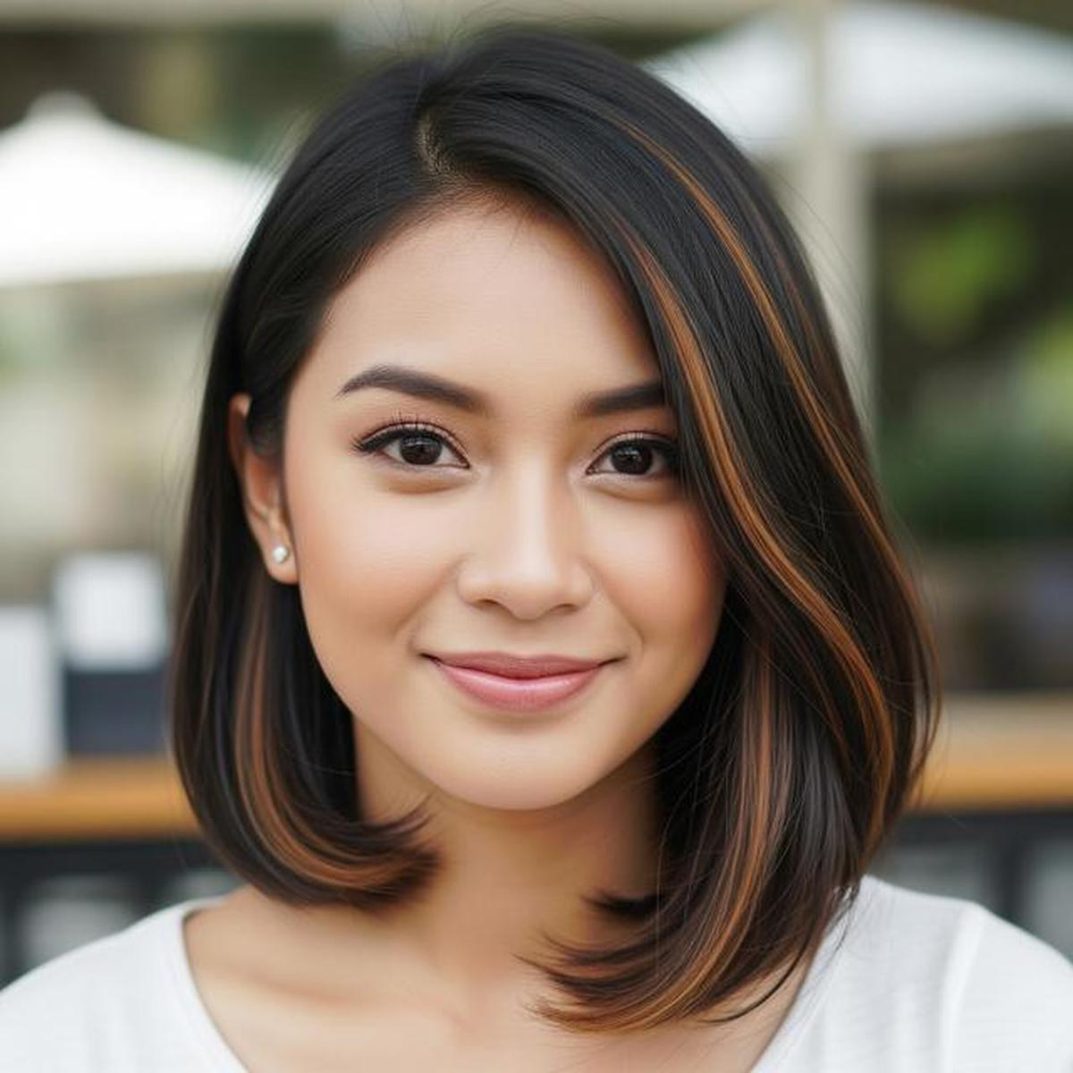 7 Model Rambut Wanita Bob Panjang Sebelah, Simple tapi Menawan