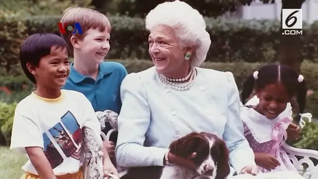 Barbara Bush, istri Presiden ke-41 AS George HW Walker Bush, dan ibunda Presiden ke-43 AS George W Bush wafat pada usia 92 tahun.