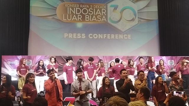 Jumpa pers  HUT 3 Dekade, Indosiar Gelar Konser Raya.