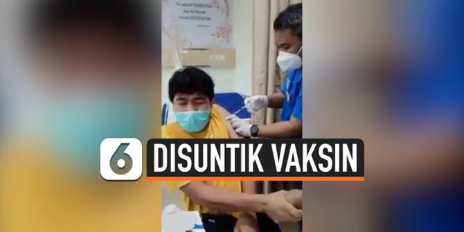 VIDEO: Lucu, Ekspresi Takut Hingga Histeris Saat Disuntik Vaksin Covid-19