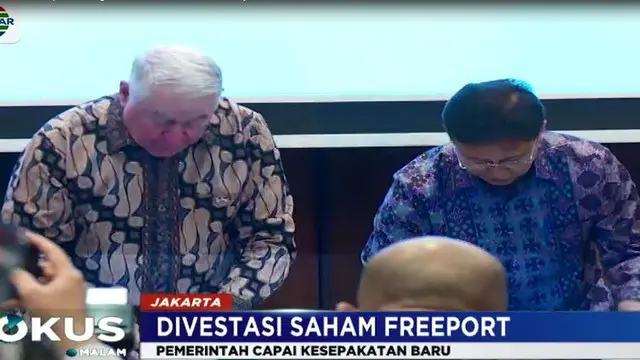 Pemerintah Indonesia saat ini tengah menyusun landasan hukum untuk proses divestasi.