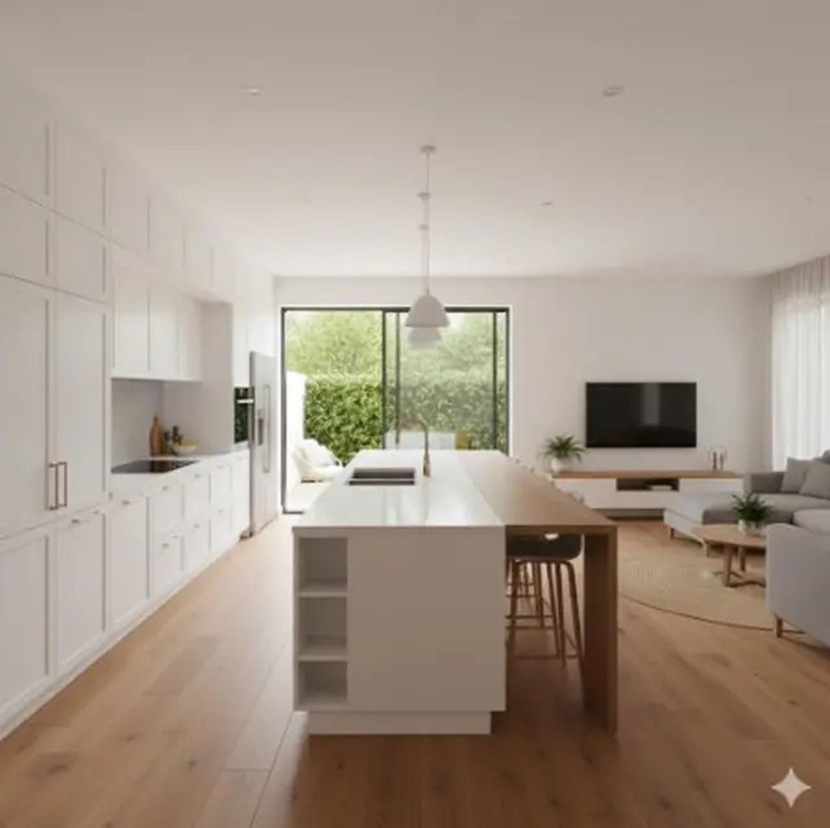 7 Tren Desain Dapur Menyatu dengan Ruang Keluarga Bergaya Open Space