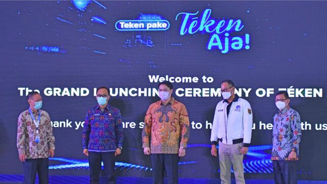 Peluncuran platform tanda tangan digital Teken Aja!