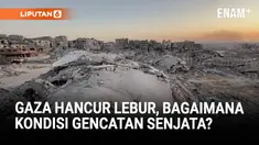 Kondisi Kota Gaza tampak hancur total saat matahari terbit di tengah kondisi gencatan senjata yang masih rapuh antara Israel dan Hamas. Meski sempat saling menuduh pelanggaran, kedua pihak mengaku tetap berkomitmen pada kesepakatan yang diusulkan AS ...