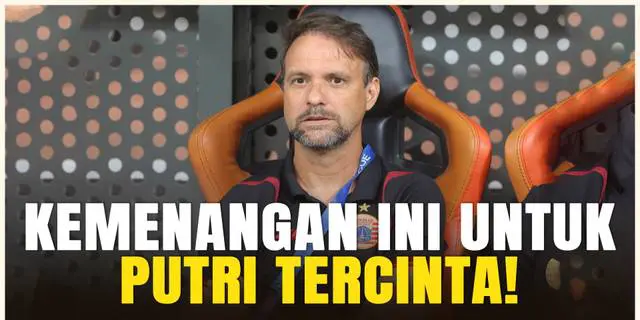 VIDEO: Bikin Terharu, Mauricio Souza Dedikasikan Kemenangan Telak Persija untuk Putri Tercintanya