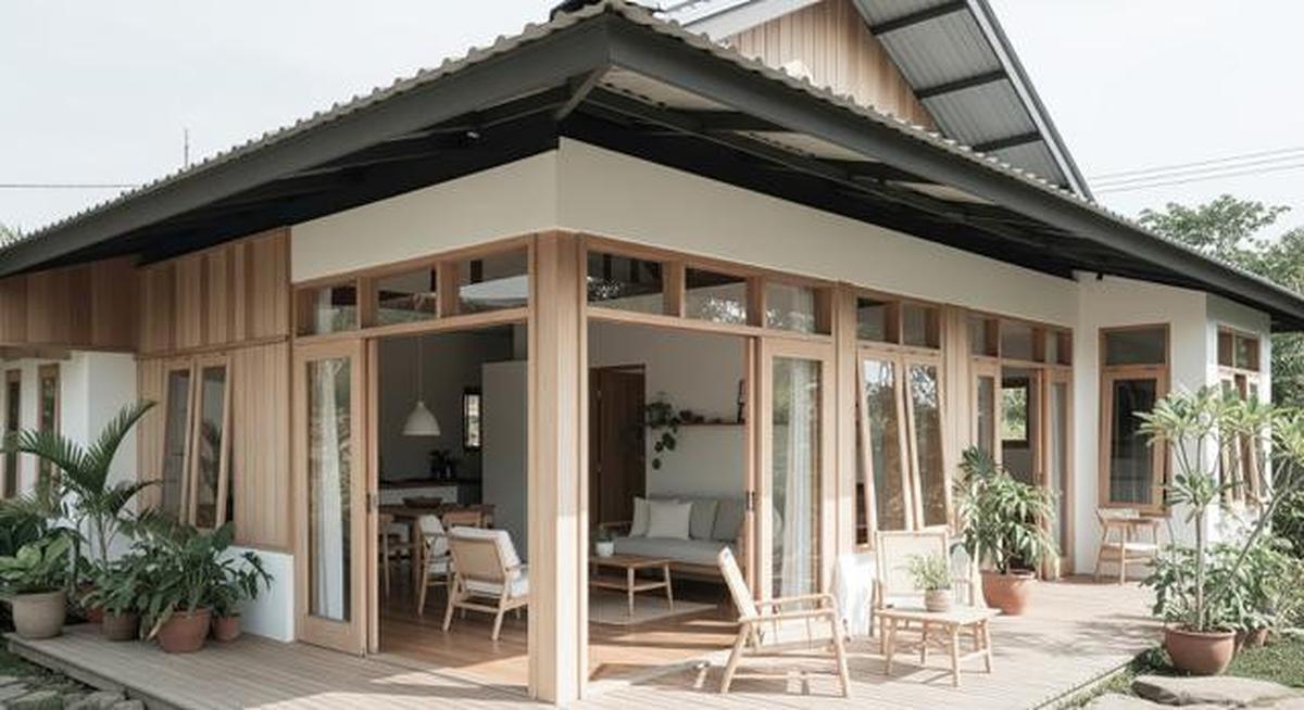 8 Model Rumah Sederhana Nuansa Japandi Cocok untuk Udara Panas, Bikin Lebih Asri