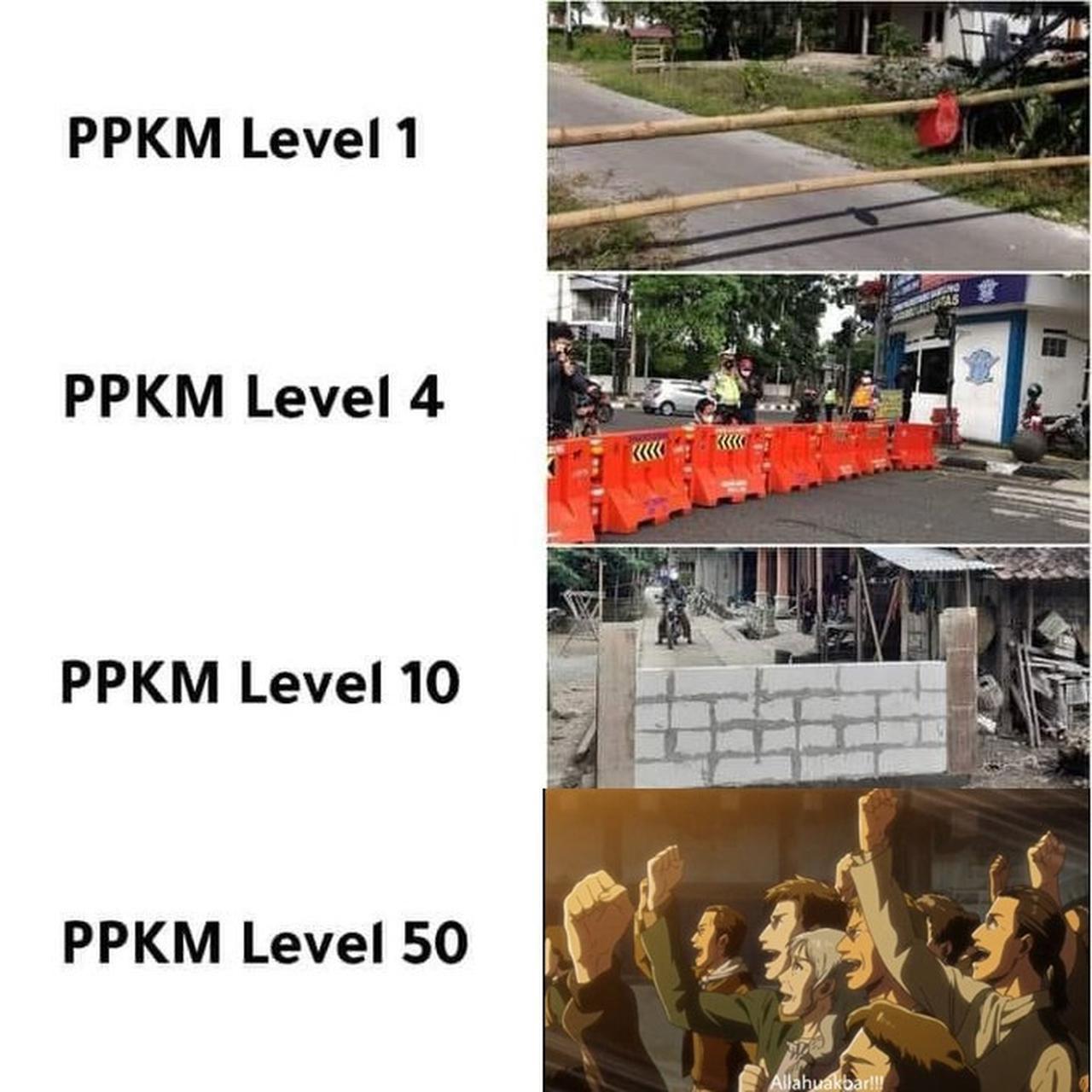 6 Meme Ppkm Level 50 Ala Netizen Indonesia Bikin Tepuk Jidat Berita