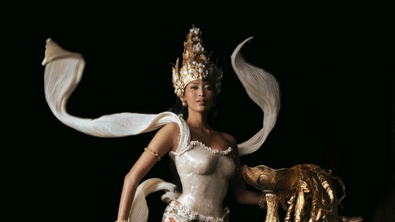 Agnes Rahajeng Jadi Dewi Sri di Miss Supranational 2026, Pakai National Custome Rayakan Kemakmuran Indonesia