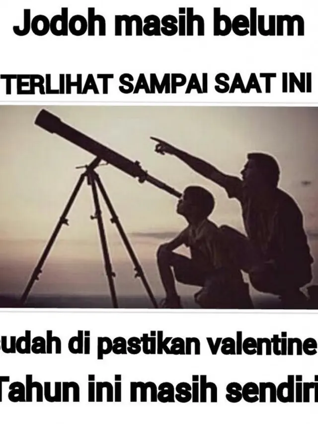 meme valentine sindir para jomblo