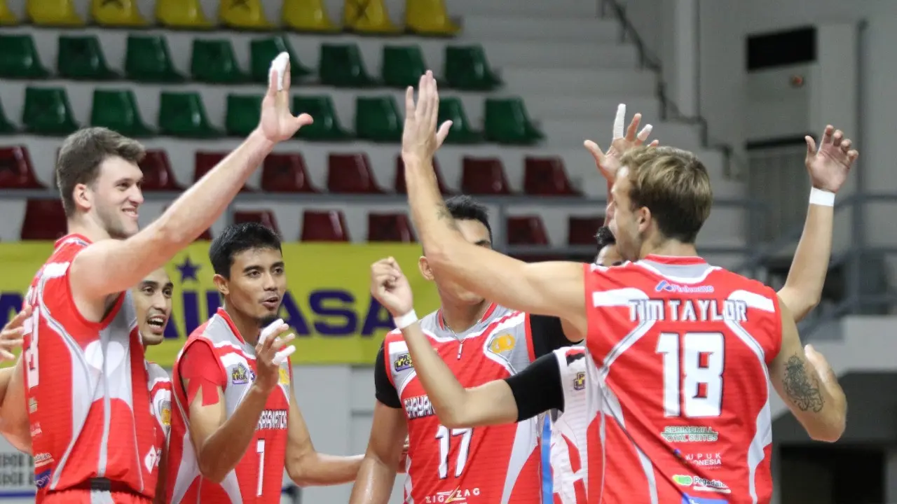 Samator Atasi Perlawanan Bank SumselBabel di Proliga 2022