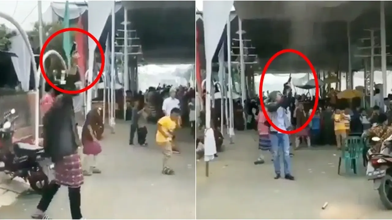 Viral Pria Tembakan Senjata Saat Acara Pernikahan, Ini Penjelasan Kepolisian