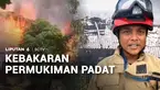 Tumpukan sampah di sekitar rel kereta api Tanjung Priok, Jakarta Utara, yang terbakar hingga mendekati gardu listrik Commuter Line. Kebakaran juga terjadi di permukiman padat Cikini hingga mengakibatkan sejumlah rumah terbakar.