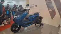Savart EV, Merek Motor Listrik Lokal Melantai di IMOS+ 2023 (Arief A/Liputan6.com)