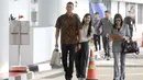 Sandra Dewi diperiksa Kejaksaan Agung terkait kasus suaminya Harvey Moeis. (Liputan6.com/Herman Zakharia)