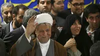  Mantan Presiden Iran, Akbar Hashemi Rafsanjani (AP)