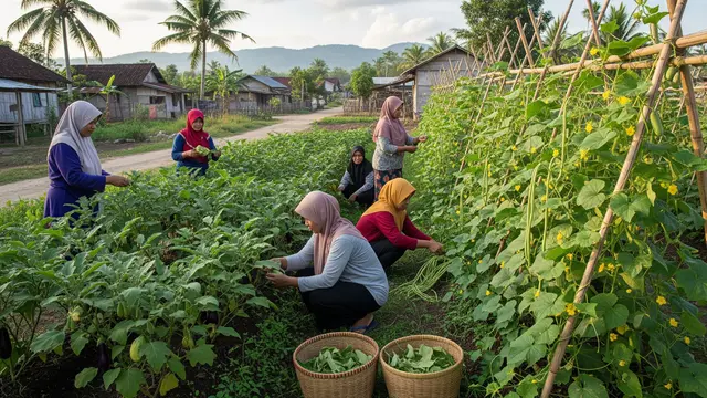 Ide Kebun Sayur Tumpangsari Tradisional untuk Organisasi Ibu-ibu di Desa